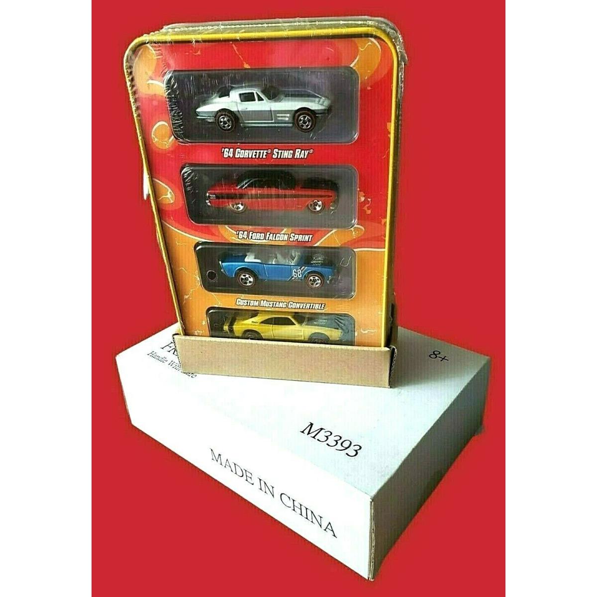 2007 Hot Wheels Since `68 Muscle Cars 4-Car Pack 2 of 2 `64 Sting Ray Mustang