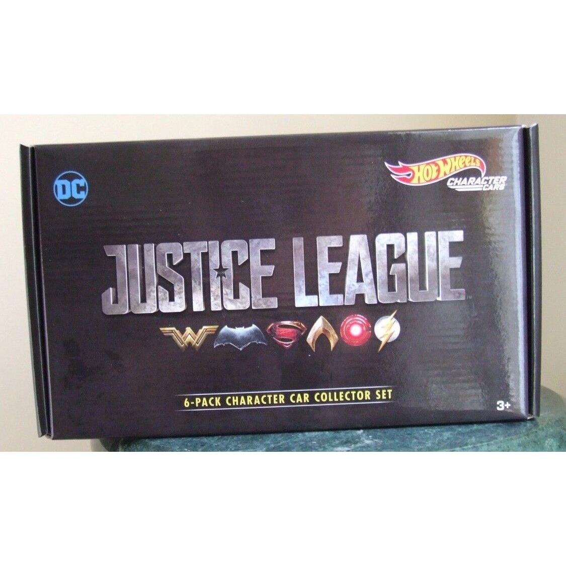 Justice League Hot Wheels 6-Pack Character Car Collector Set - Tru Exclusive