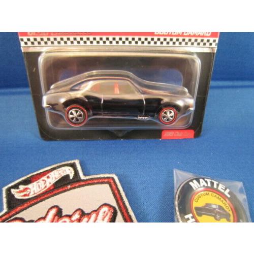 Hot Wheels 2019 Rlc Hwc Membership Camaro Red Line Club Kit with Patch Button