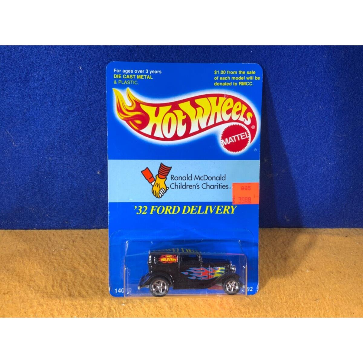 N9-22 Hot Wheels Ronald Mcdonald - 32 Ford Delivery - 14012 - 1995 - Black