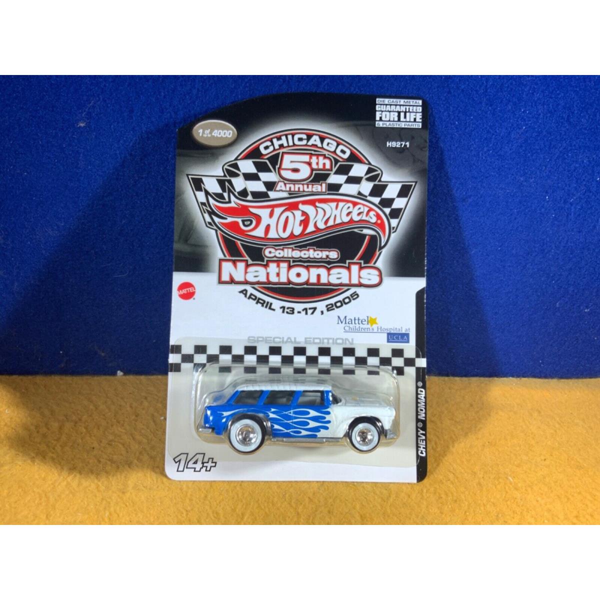F10-52 Hot Wheels 5th Collectors Nationals - Chevy Nomad - 2005 - Blue