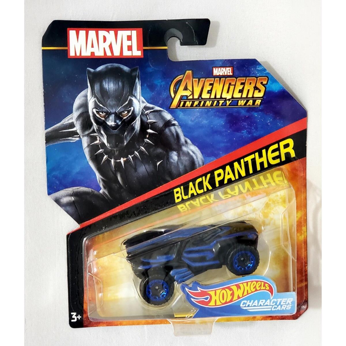 2017 Hot Wheels Character Cars - Black Panther 1:64 Marvel Avengers Infinity War