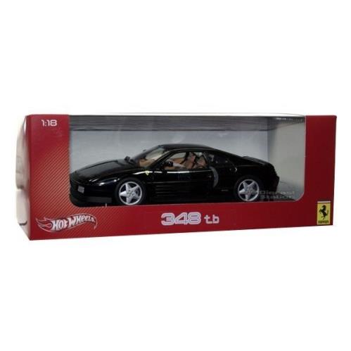 Ferrari 348tb 348 tb 1/18 Black Die Cast Model BY Hot Wheels X5530