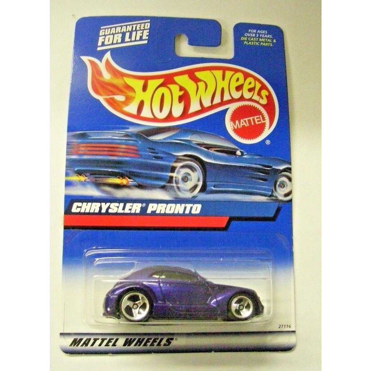 1999 Hot Wheels Chrysler Pronto Mip Mattel