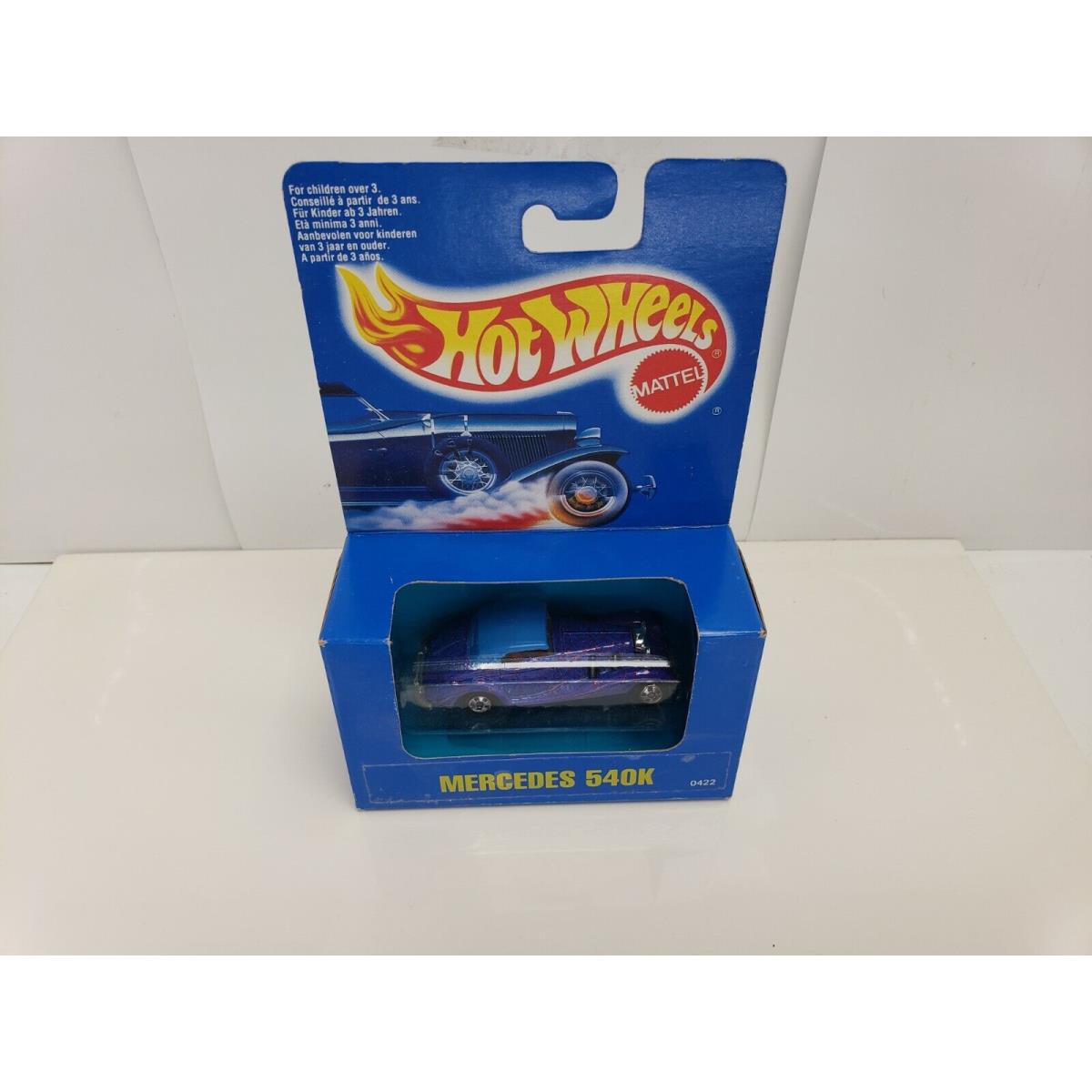 Hot Wheels Blue Box 1992 0422 Mercedes 540K 2 Glitter KT24
