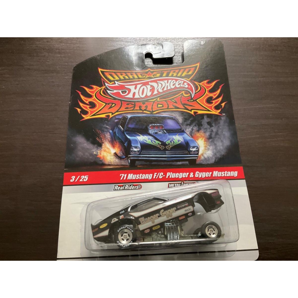 Hot Wheels Drag Strip Demons 3/25 Plueger Gyger `71 Mustang