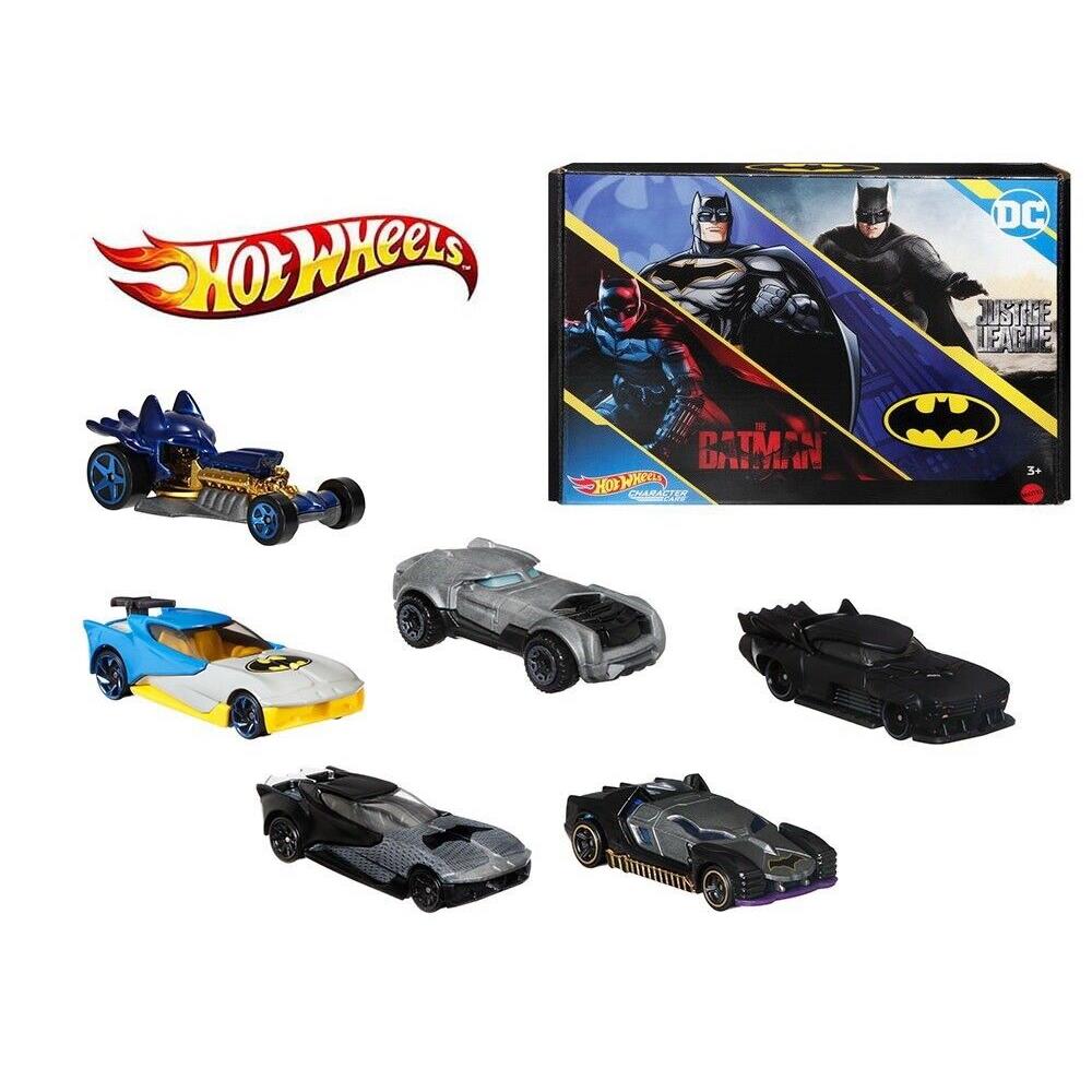 Hot Wheels 2022 Premium Batman Characters 6-Pack 1/64 Diecast Model Cars