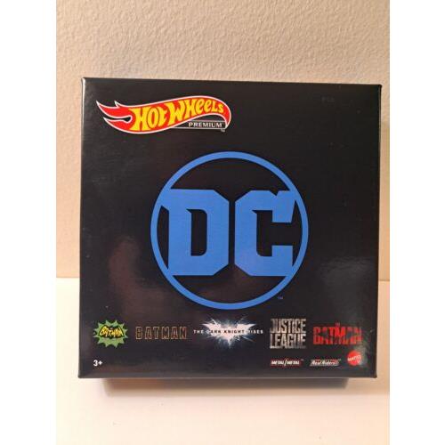 2022 Hot Wheels Premium Batman Batmobile 5-PACK DC Comics Collectors Box