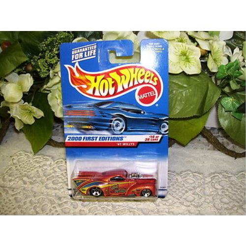 Hot Wheels `41 Willys 2000 First Editions Nip 1999