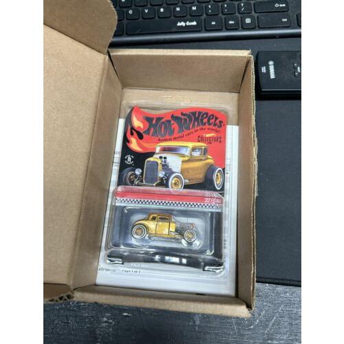 2021 Hot Wheels Rlc Gold Medalflake `32 Ford Hot Rod 1932 Ford Deuce Coupe Car