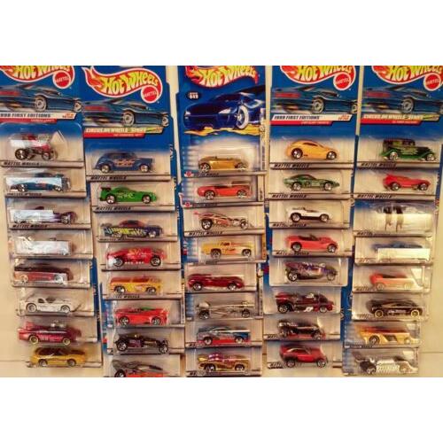 Hot Wheels 1998 TO 2002 40 Car Vintage Assortment IN Packages