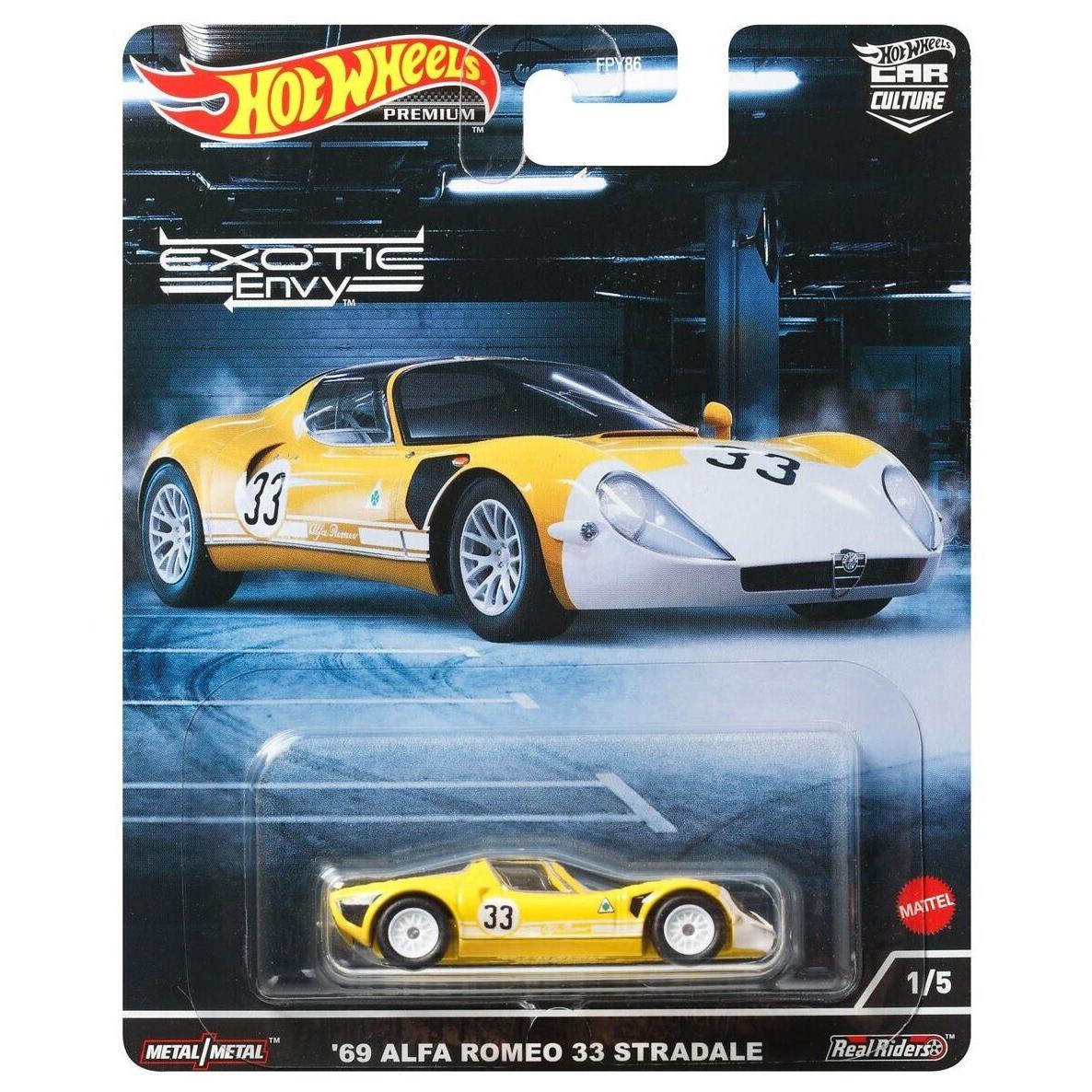 Hot Wheels Premium Car Culture 2022 Exotic Envy 957M Set of 5 - In Stock