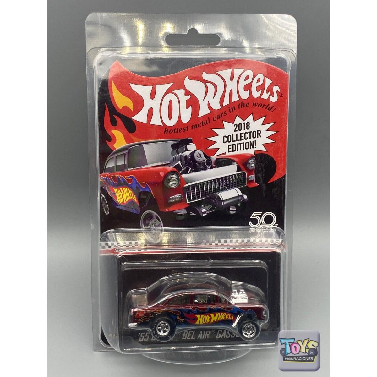 Hot Wheels `55 Chevy Bel Air Gasser Vehicle 2018 Collector Edition Metal Car