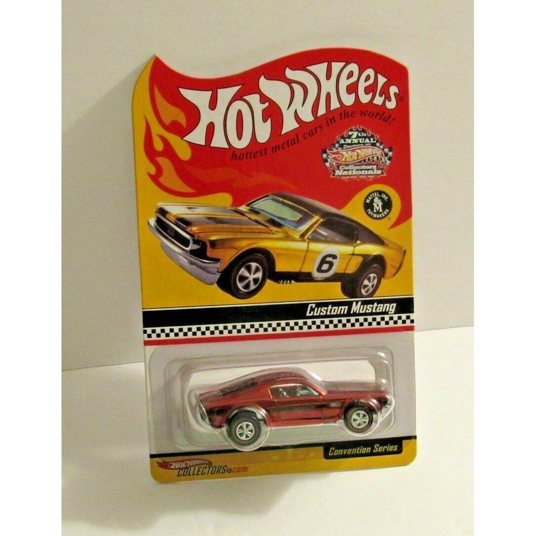 Hot Wheels 7th Annual Nationals Convention Series Custom Mustang 5535/10000 Nip