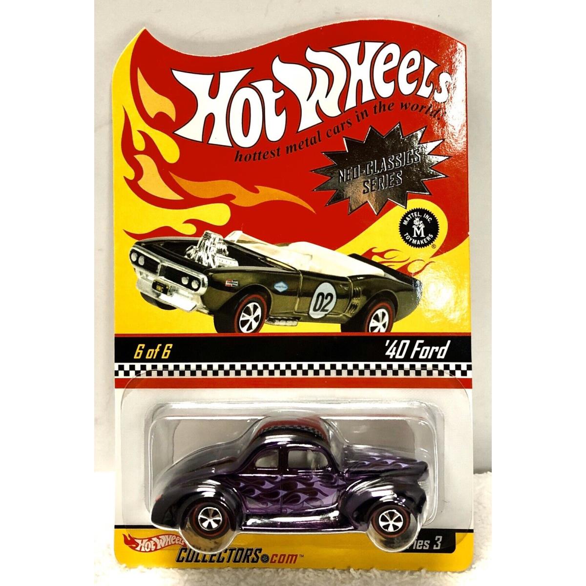 Hot Neo-classics Series 3 `40 Ford Coupe #6/6 Wheels Rlc Neo-classics Series 3 `40 Ford Coupe 6/6 04201/10 500. NM