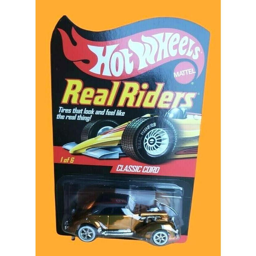 2009 Hot Wheels Classic Cord Real Riders Series 9 Gold Limited Edt. /5000 1:64