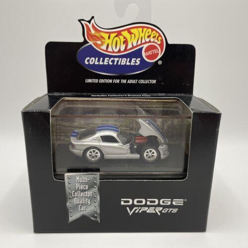 Hot Wheels Collectibles Dodge Viper Gts Black Box Limited Edition Silver