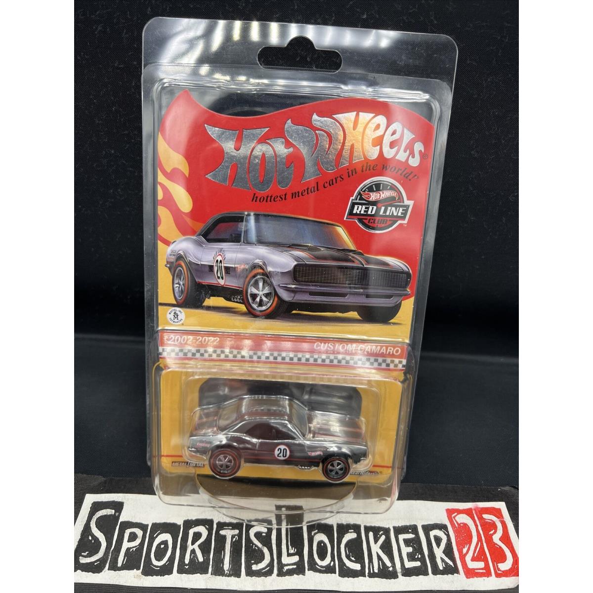 Hot Wheels 2022 Rlc Collector`s Club 20th Anniversary Custom Camaro - IN Hand