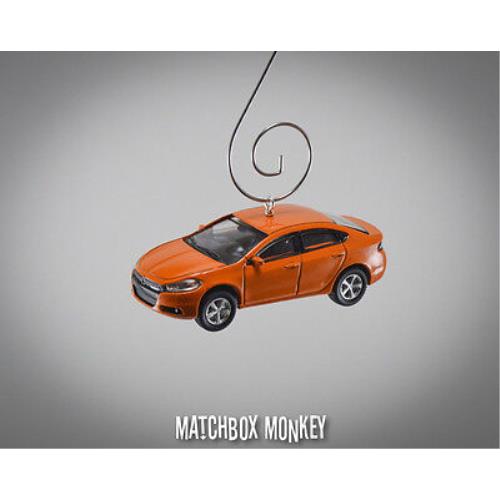 `12 13 Dodge Dart GT Custom 1/64th Christmas Ornament Car Chrysler Group `14 `15