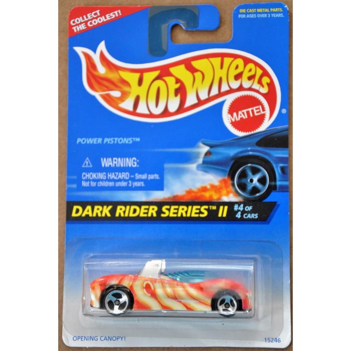 1996 Hot Wheels Pasta Pipes Collector 403 Error Wrong Card Dark Rider Series