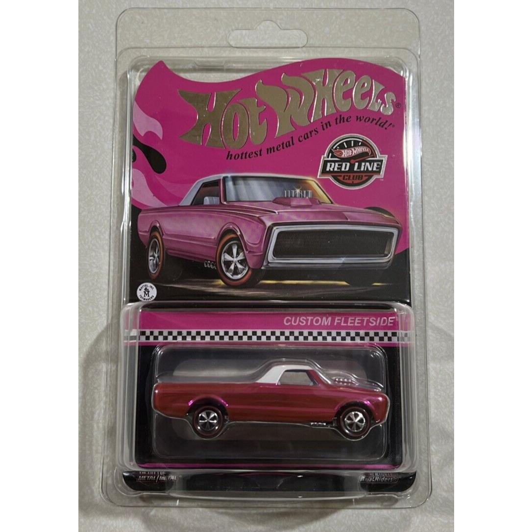 2022 Hot Wheels Rlc Custom Fleetside Exclusive Pink. Vhtf