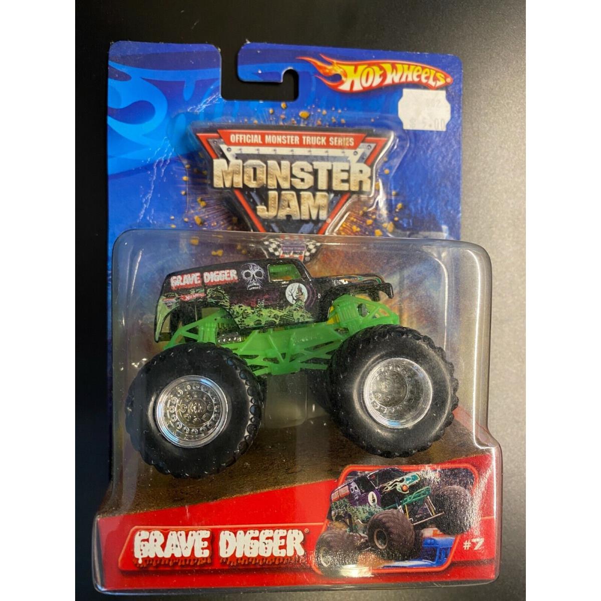 2006 Mattel Hot Wheels Monster Jam Grave Digger 7 Rare