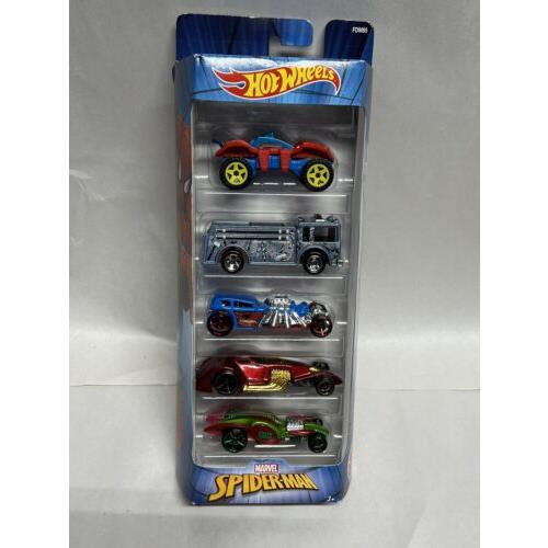 Hot Wheels Marvel Amazing Spider-man 5 Pack Rider Creeper Coupe Gobl Set