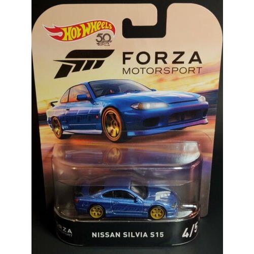Hot Wheels Forza Motorsport Nissan Silvia S15 4/5 Real Riders Premium
