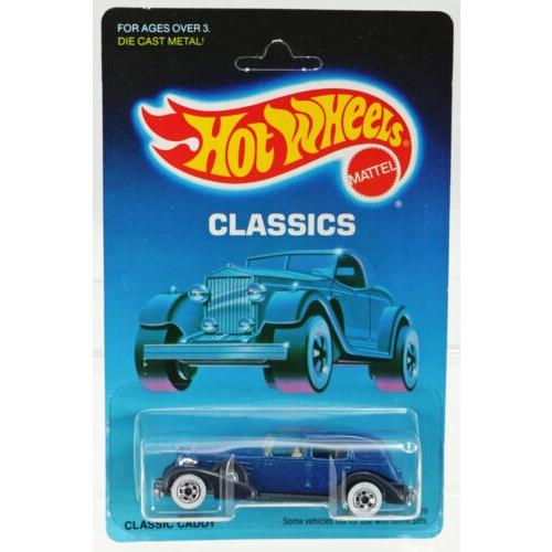 Hot Wheels Classic Caddy Classics Series 2529 Nrfp 1988 Blue 1:64