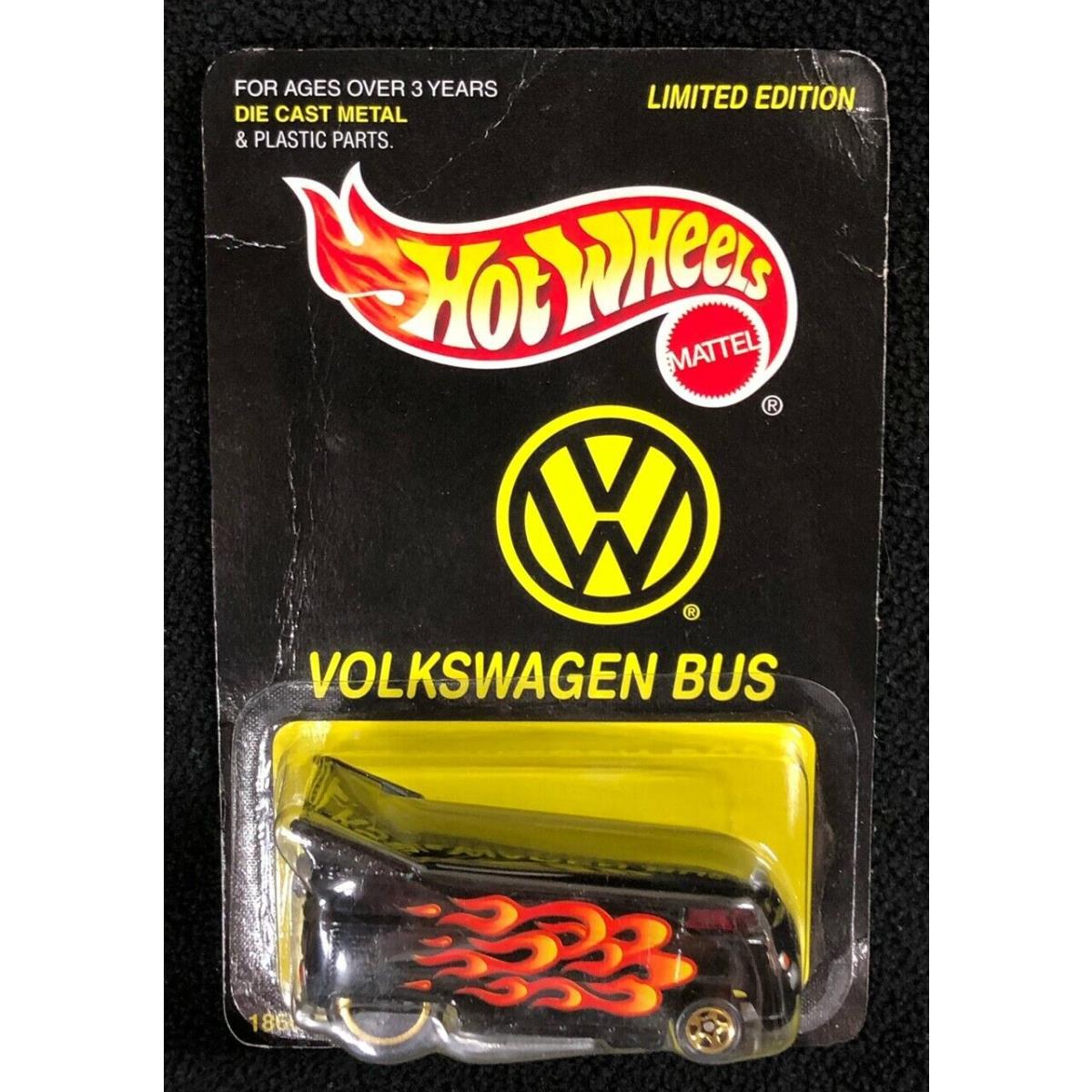 Hot Wheels Limited Edition Volkswagon Bus On Black Card 1997