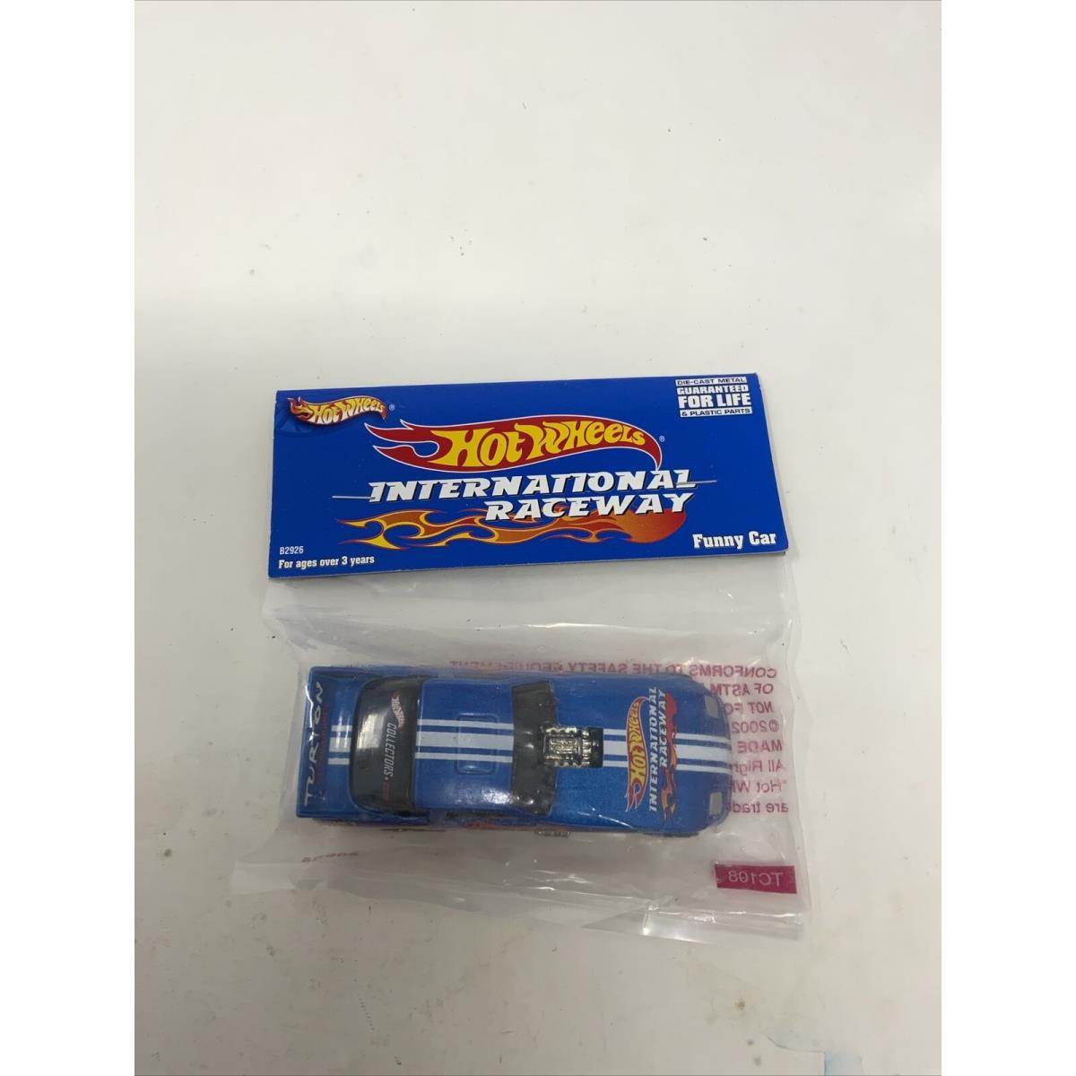 Hot Wheels 2003 International Raceway Funny Car - Race Track Giveaway Promo