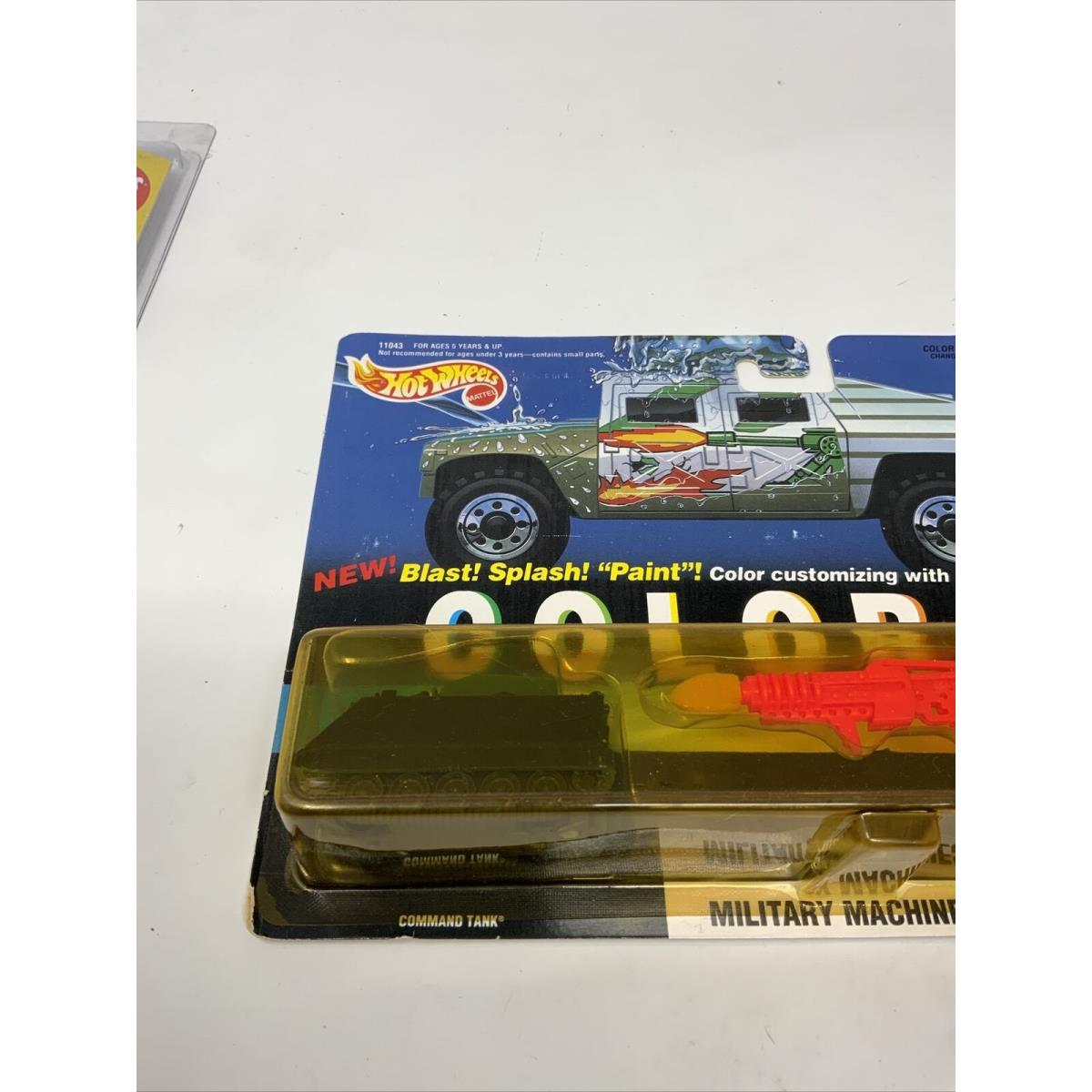 1993 Hot Wheels Color FX Military Machines Command Tank Roll Patrol 11043