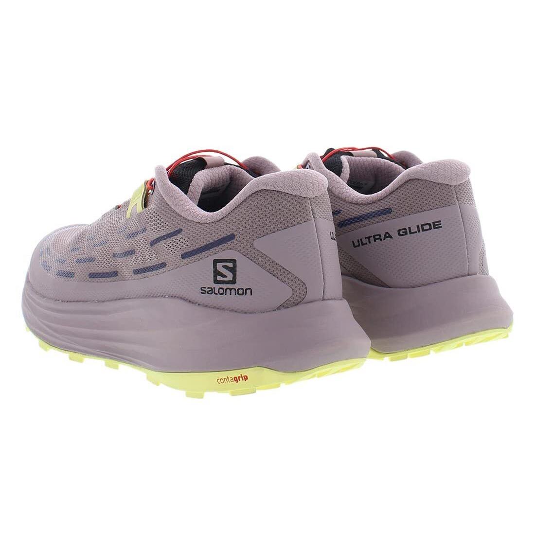 Salomon Women`s Ultra Glide Trail Shoes Quail/yellow 8.5 B Medium US