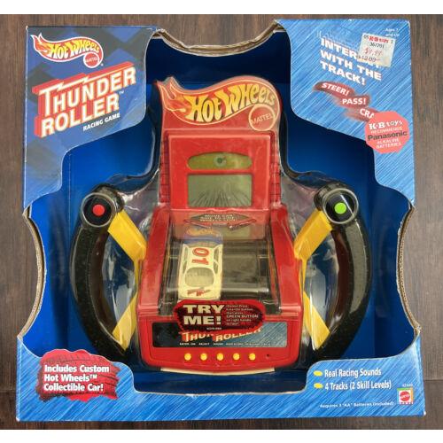 Hot Wheels Thunder Roller Racing Game 2000 Mattel 42446 Nib-rare