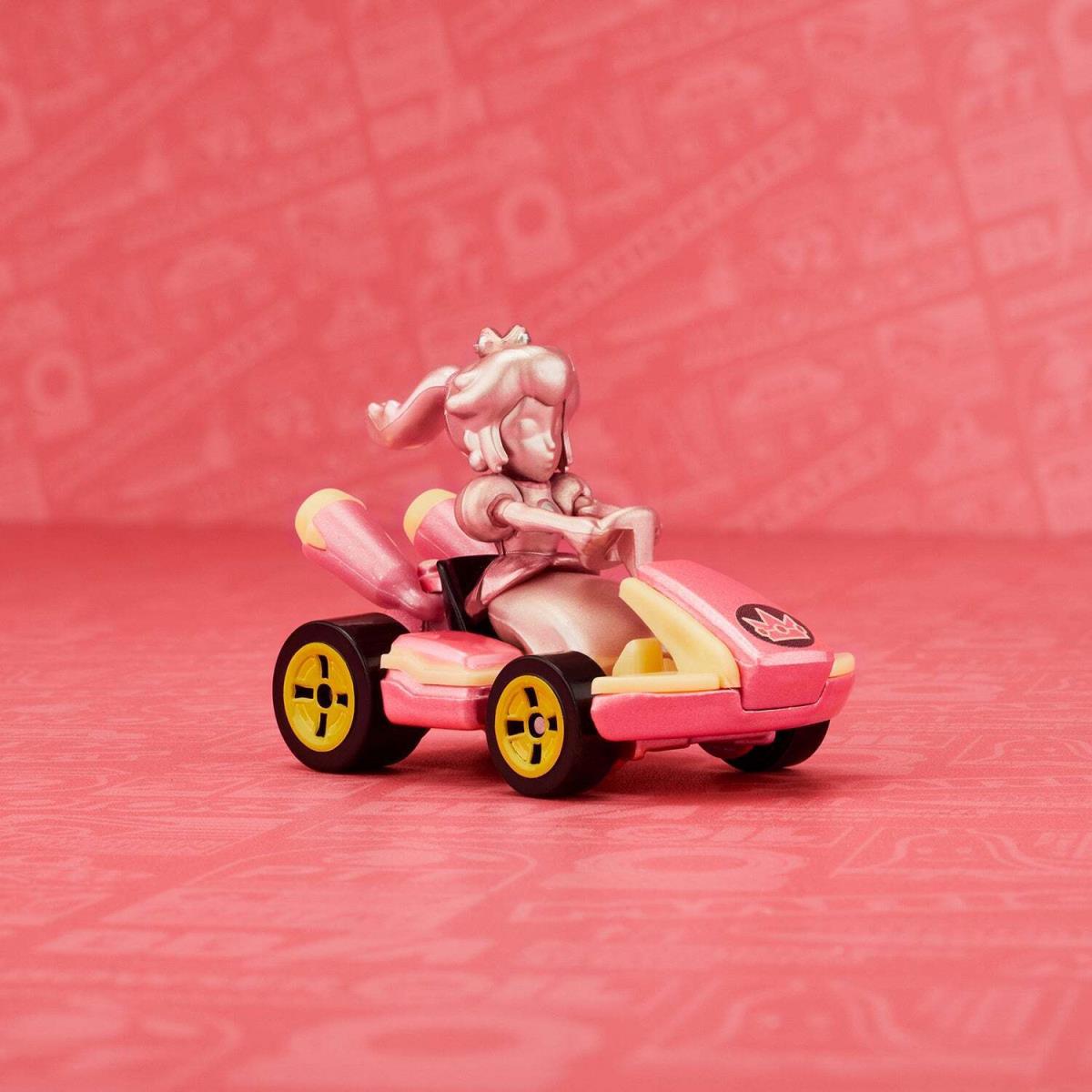 Hot Wheels Mario Kart Pink Gold Peach Collectible Vehicle Sdcc 2022
