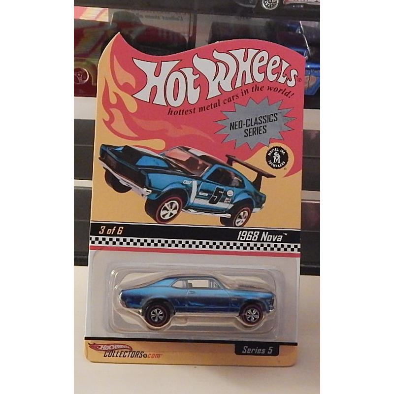 1968 Chevy Nova Muscle Car Hot Wheels Collectors Neo-classics Red Line Club