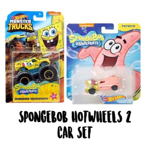 Hot Wheels 2019 Monster Trucks Spongebob Squarepants Patrick Car 1:64