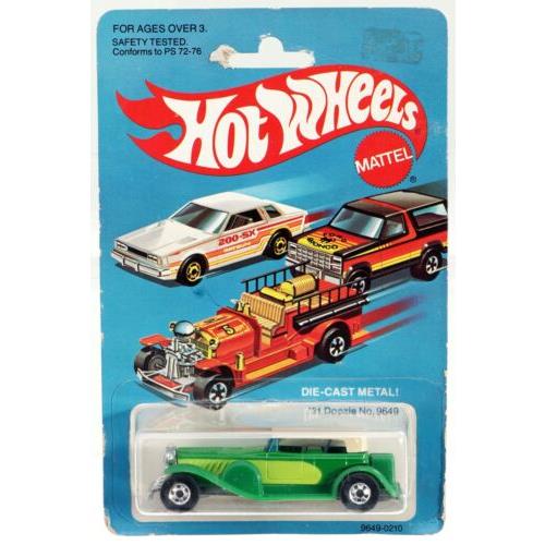 Hot Wheels Vintage `31 Doozie 9649 Never Removed From Pack 1981 Green 1:64