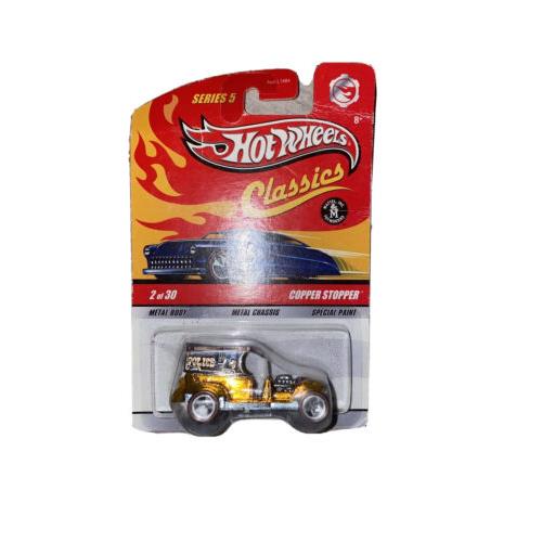 Hot Wheels Classics Series 5 2 Red Copper Stopper Chase W/real Riders