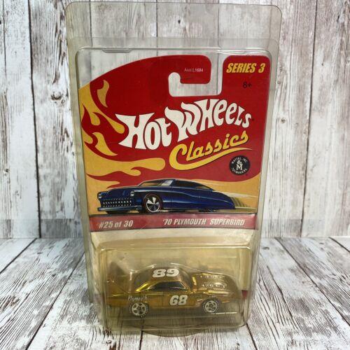 Hotwheels Classics Series 3 `70 Plymouth Superbird Gold Body Color Unopened Rare