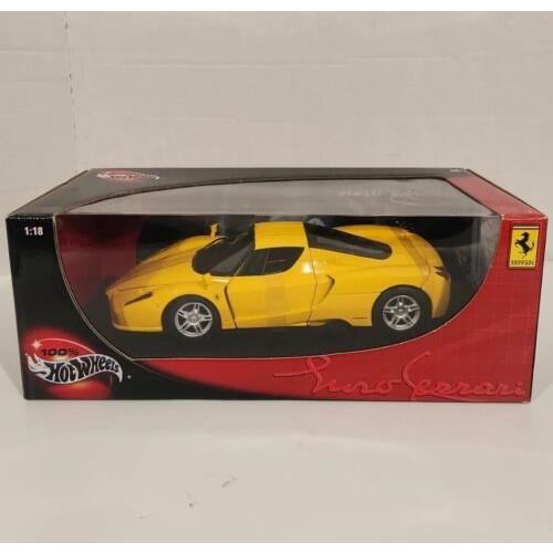 Hot Wheels Luno Ferrari Yellow 1:18 Scale Diecast 2002 Release C1550