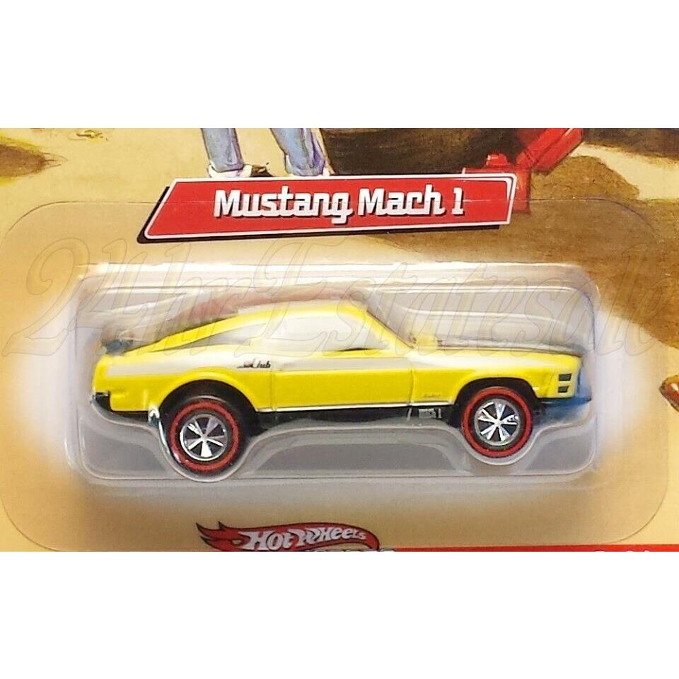 Hot Wheels 07 Rlc Rewards Pinup Girl Ford Mustang Mach 1 Redline Low 433 Itout
