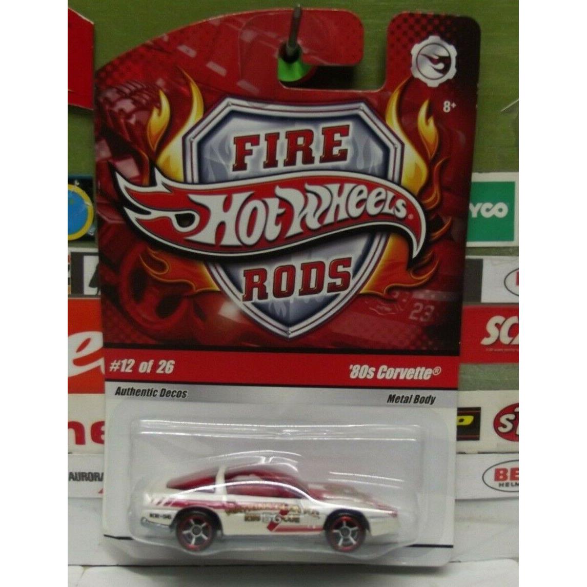 Hot Wheels 1:64 Fire Rods Watkins Glen F.d. `80`s Corvette 12/26 N9030 Bin 9