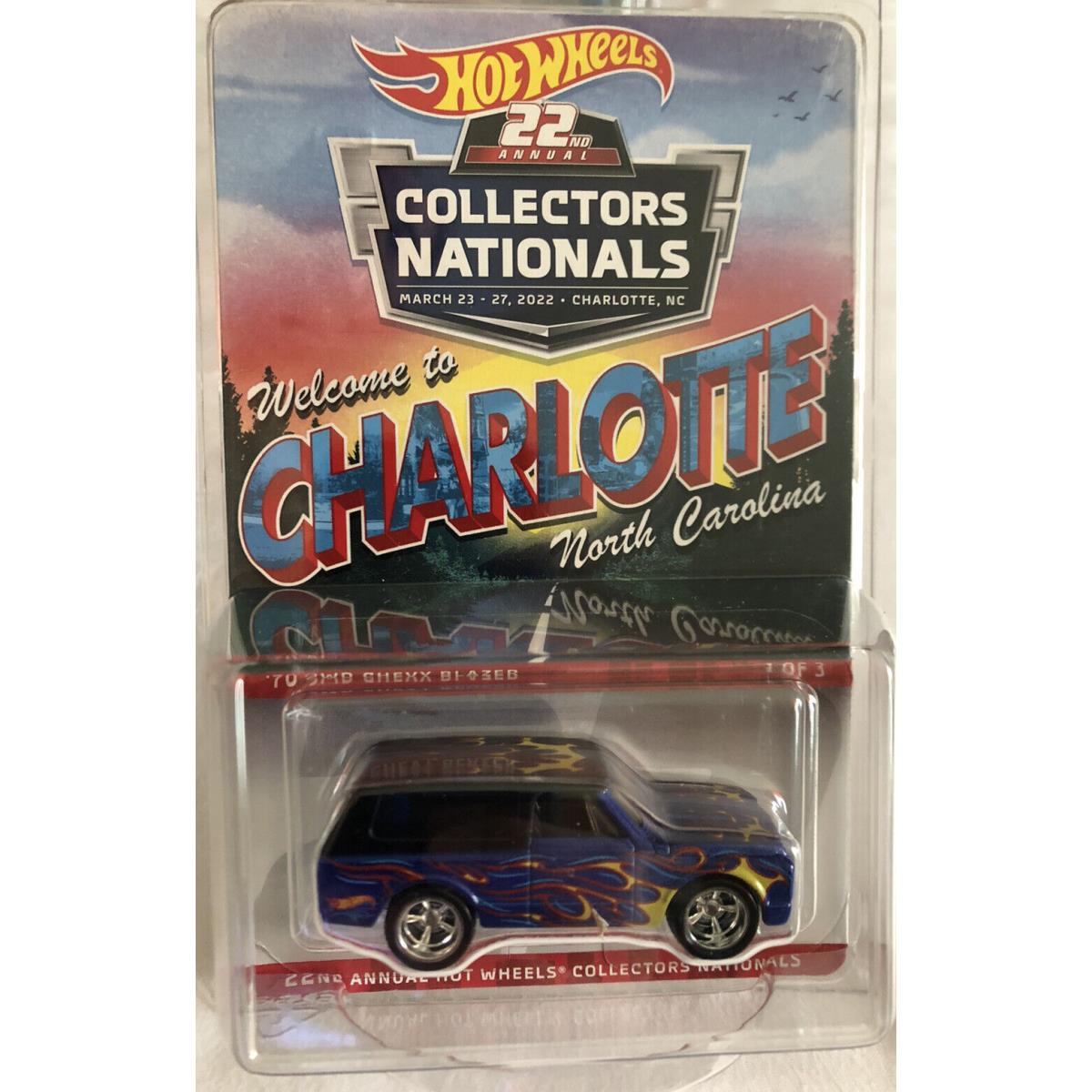 2022 Hot Wheels 22nd Nationals Convention 70 Chevy 2WD Blazer 0839/6200