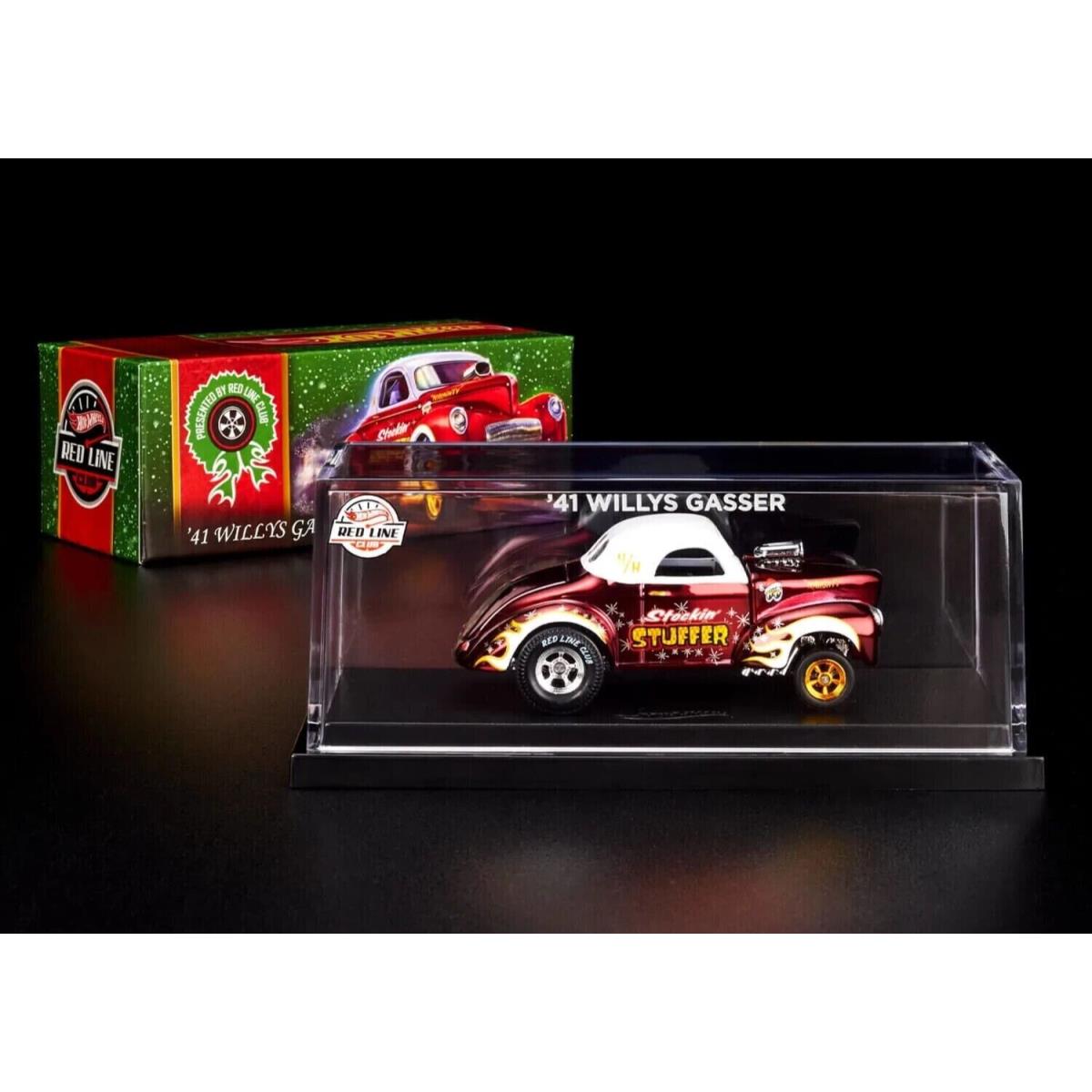2022 Hot Wheels Rlc 41 Willys Gasser Exclusive Collectible Christmas Car Mip
