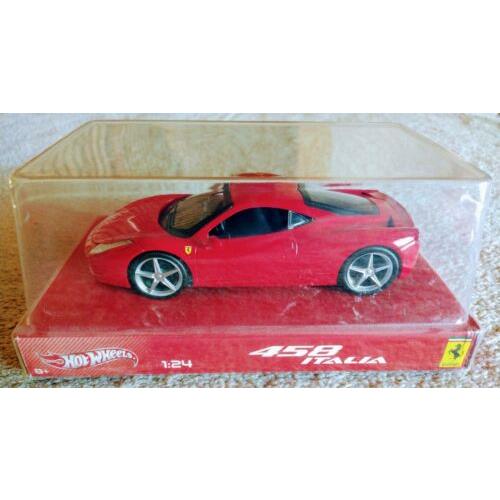 Hot Wheels Ferrari 458 Italia BCK04 Unsealed 2013 Red 1:24 Rare Item