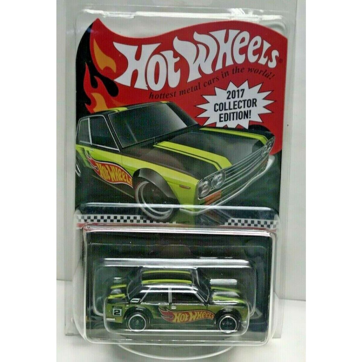 Hot Wheels 2017 K-mart Mail-in - Datsun Bluebird 510 W/red Line Real Rider Tires