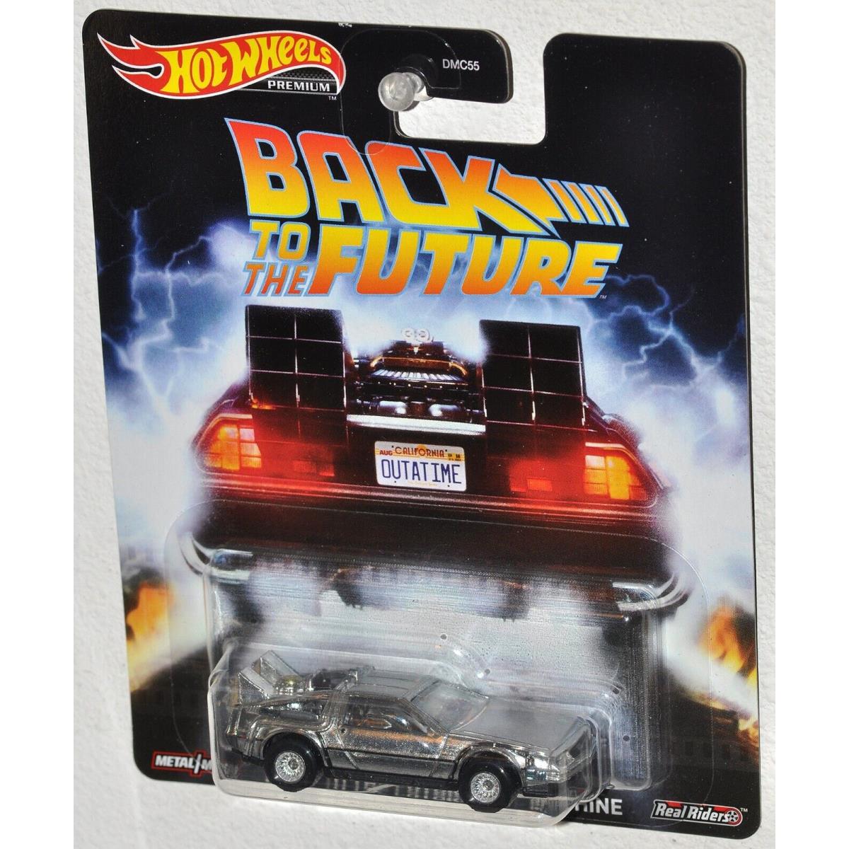 Hot Wheels 2019 Premium Back to The Future Time Machine Outatime Moc DJF49