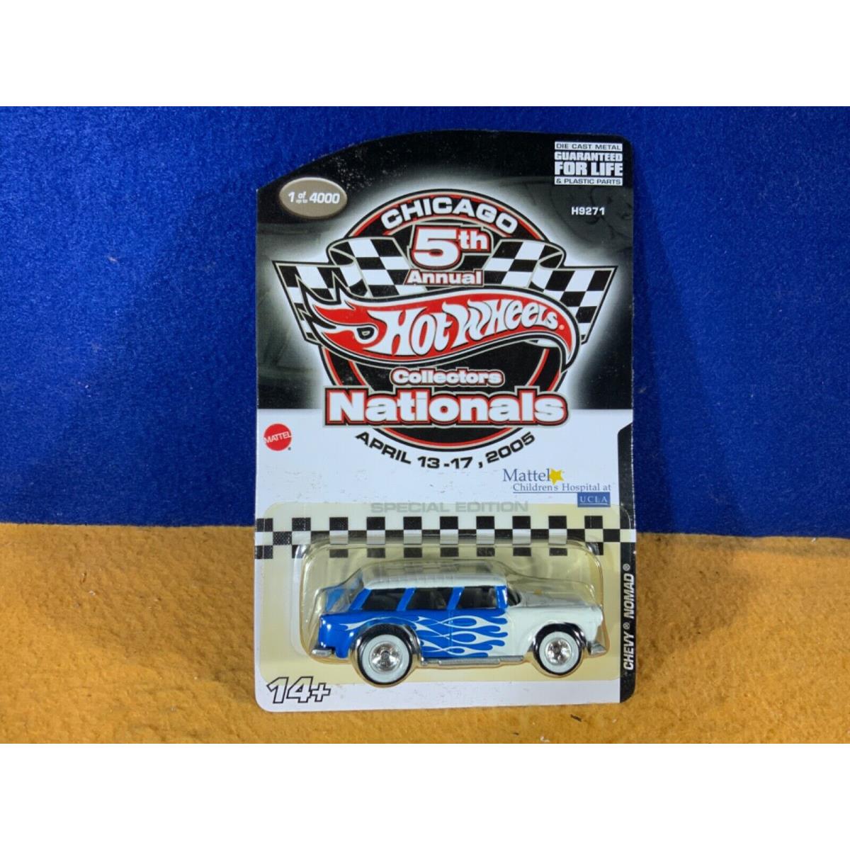 R9-56 Hot Wheels 2005 5th Collectors Nationals - Chevy Nomad - Blue