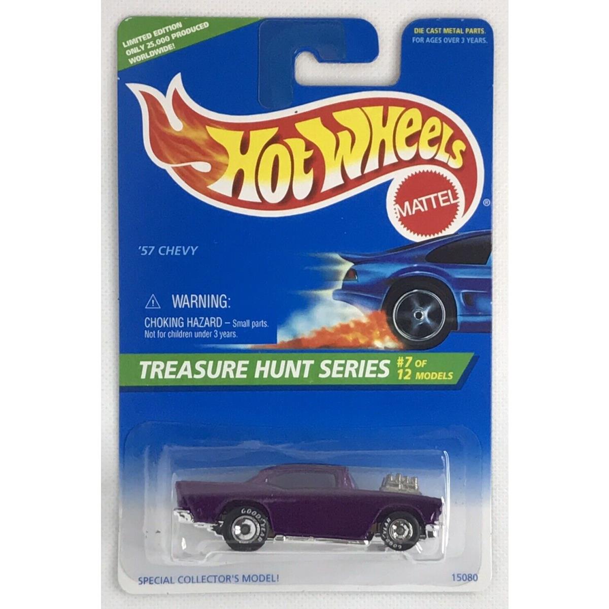 1996 Hot Wheels Treasure Hunt Series `57 Chevy Limited Edition 7 Of 12